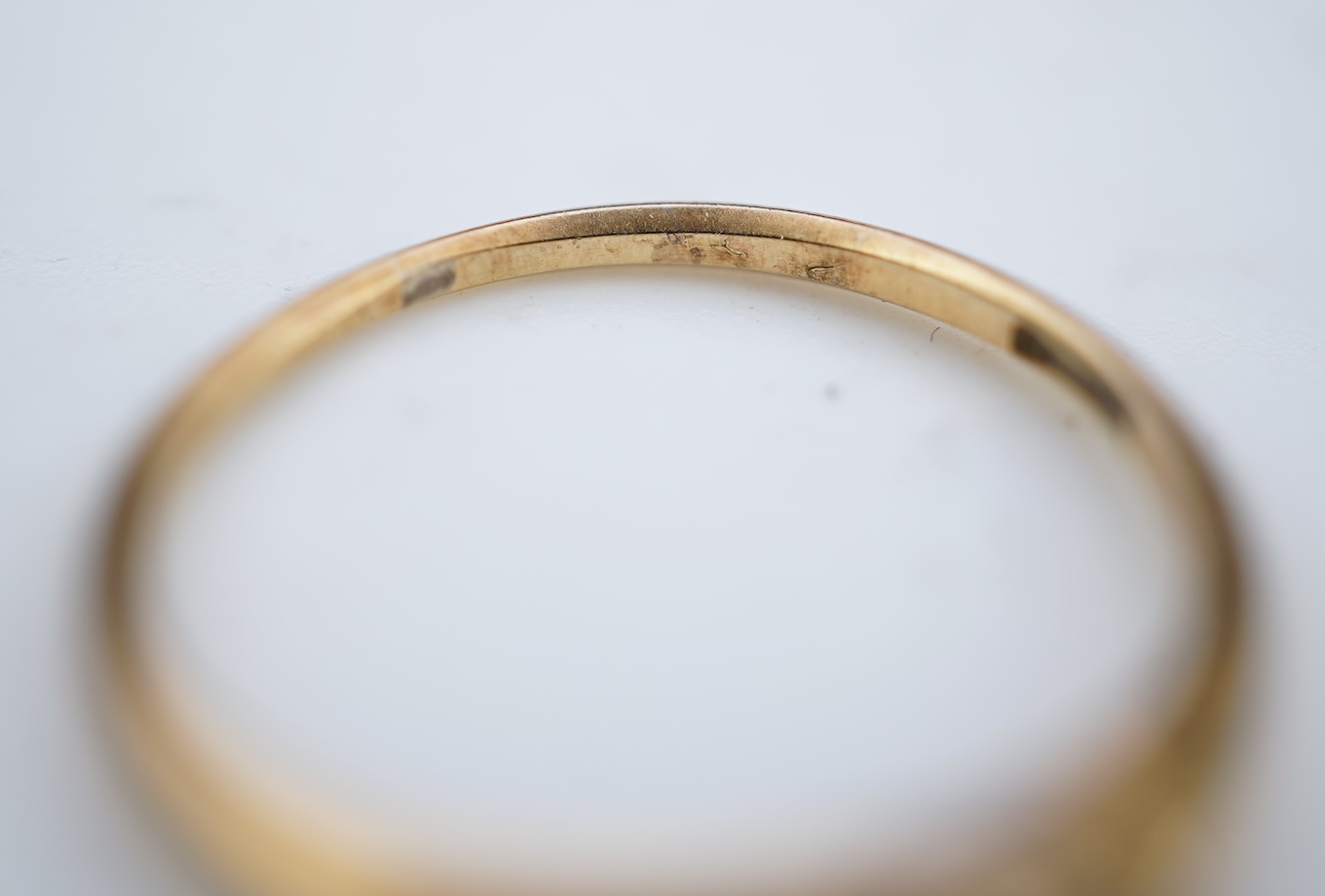 A small gold and diamond ring, 19th century